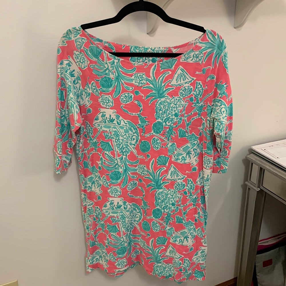 Lilly Pulitzer Pink & Mint Green Dress